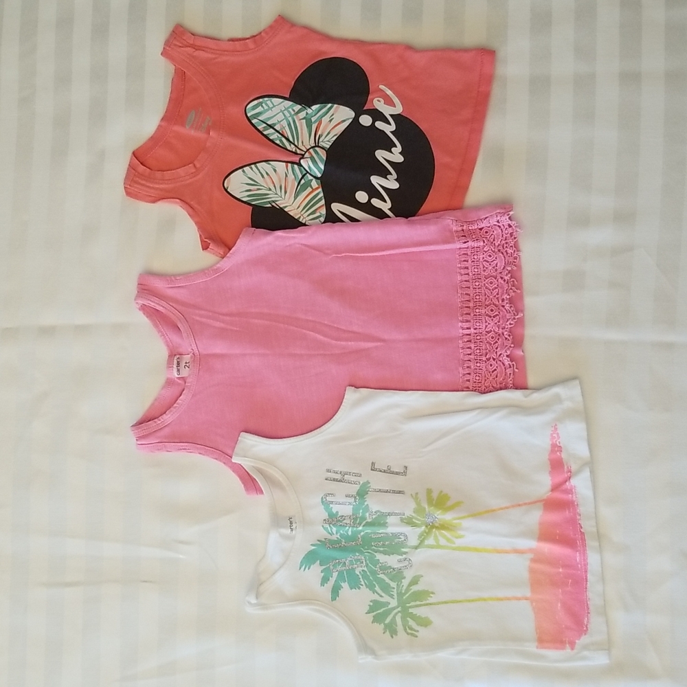 Toddler Girl Tank Top Bundle of 3